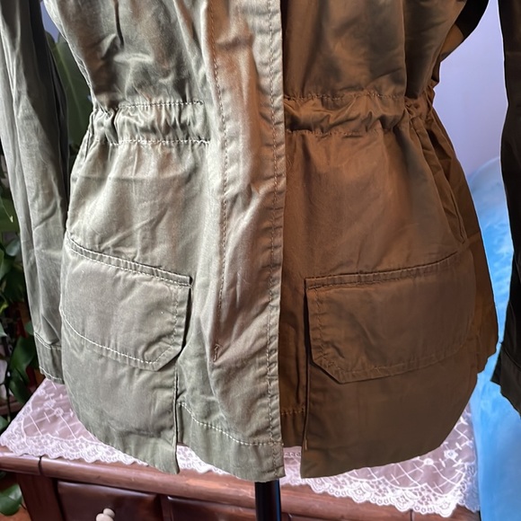 Fire Los Angeles army green and studded lightweight jacket - Picture 4 of 12